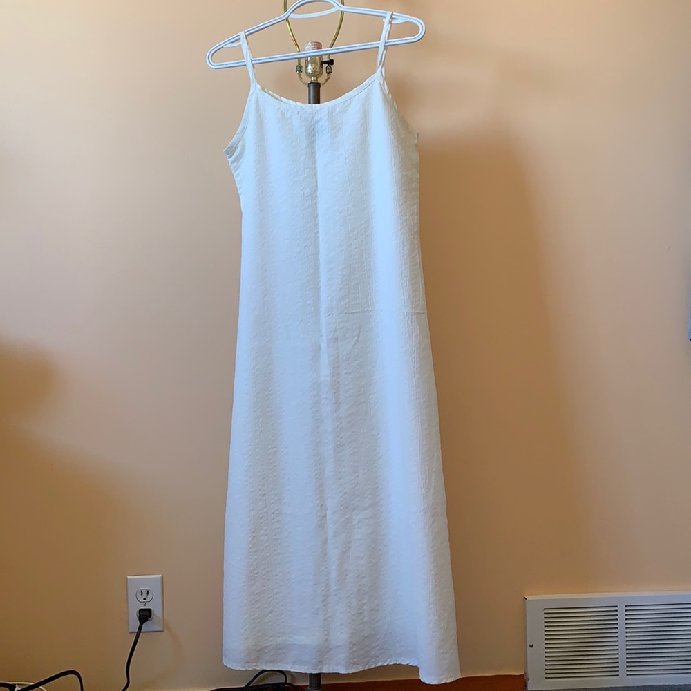 White Spaghetti Strap Dress